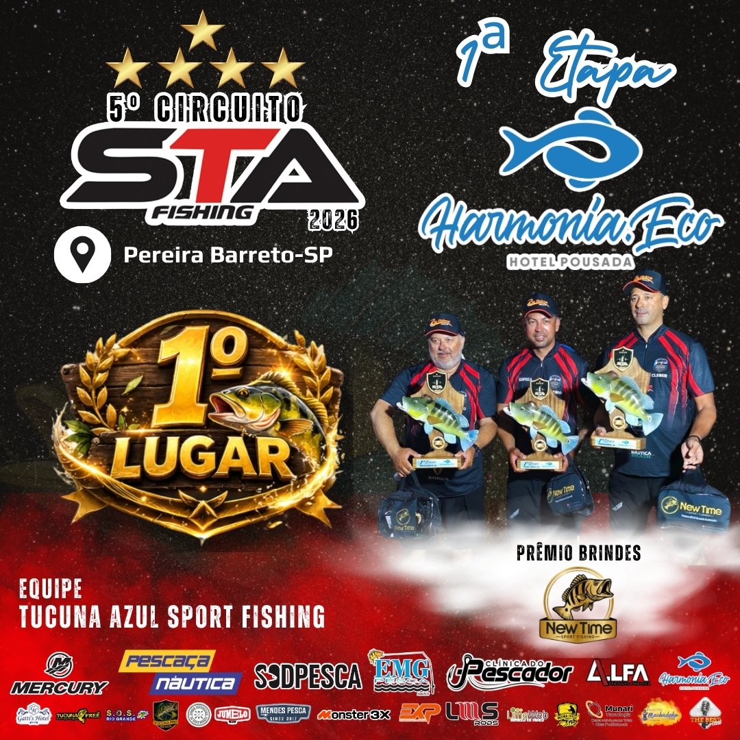 1ª ETAPA - 5º CIRCUITO STA FISHING 2026